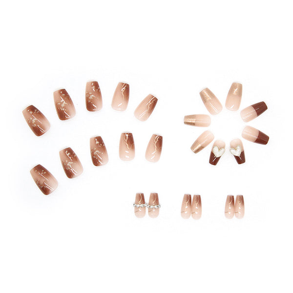 12 Sizes-24 Pcs Press On Nails Z519