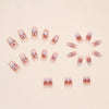 12 Sizes-24 Pcs Press On Nails R709