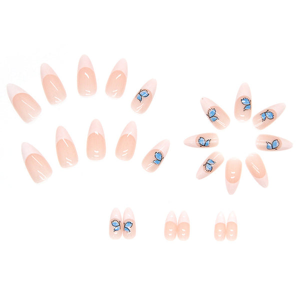 12 Sizes-24 Pcs Press On Nails W192