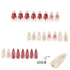 12 Sizes-24 Pcs Press On Nails JP4020