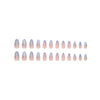 12 Sizes-24 Pcs Press On Nails W1545