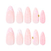 12 Sizes-24 Pcs Press On Nails JP4371