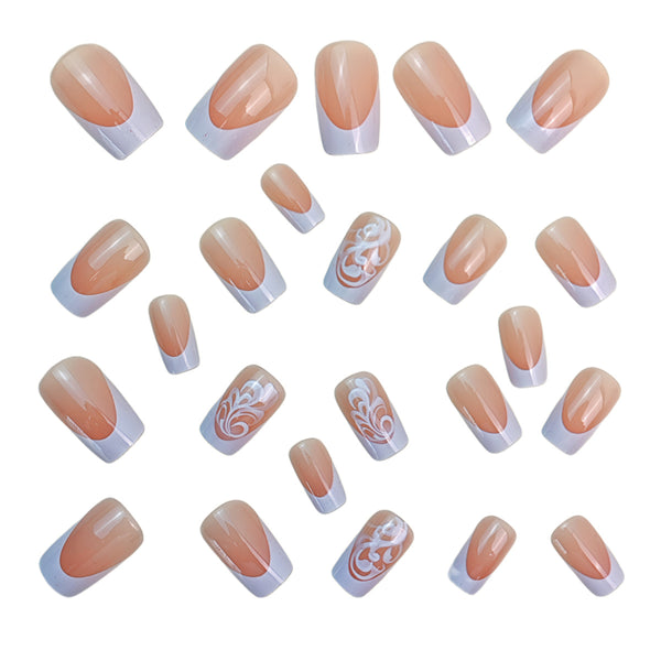 12 Sizes-24 Pcs Press On Nails Y925