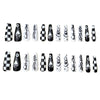 12 Sizes-24 Pcs Press On Nails Y073