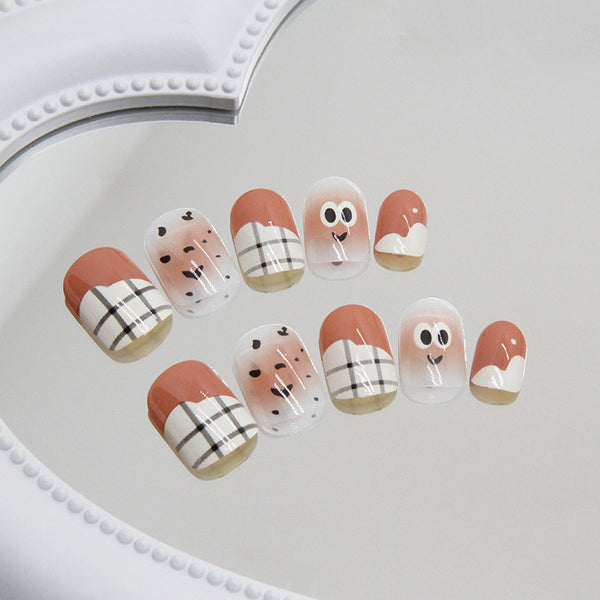 12 Sizes-24 Pcs Press On Nails R832