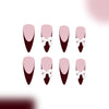 12 Sizes-24 Pcs Press On Nails C776