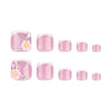 12 Sizes-24 Pcs Press On Nails JP3344