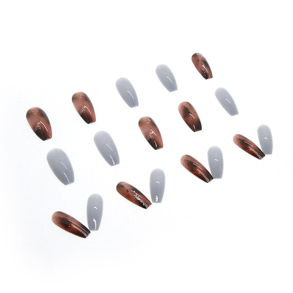 12 Sizes-24 Pcs Press On Nails R669