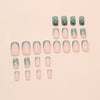 12 Sizes-24 Pcs Press On Nails W1795