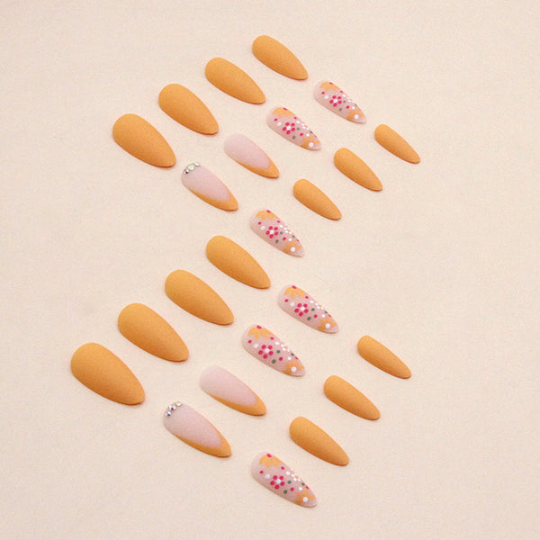 12 Sizes-24 Pcs Press On Nails Z679