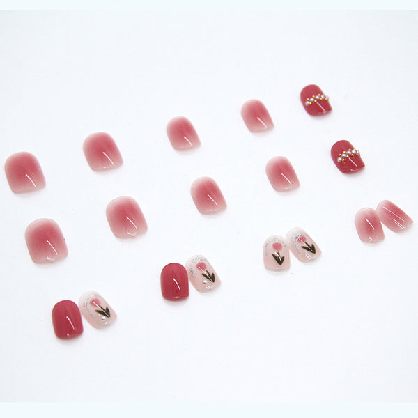 12 Sizes-24 Pcs Press On Nails Z258