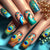 12 Sizes-24 Pcs Press On Nails Y435