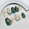 12 Sizes-24 Pcs Press On Nails Z1030