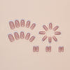 12 Sizes-24 PcsPress On Nails W1666