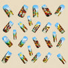 12 Sizes-24 Pcs Press On Nails Y773