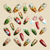 12 Sizes-24 Pcs Press On Nails Y1251