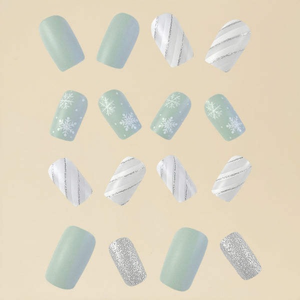 12 Sizes-24 Pcs Press On Nails Y062