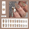 12 Sizes-24 Pcs Press On Nails Z733
