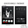12 Sizes-24 Pcs Press On Nails C1280