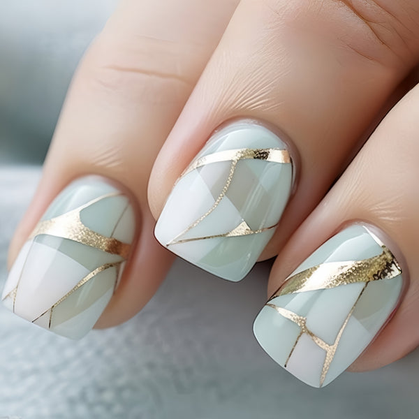 12 Sizes-24 Pcs Press On Nails Y928