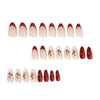 12 Sizes-24 Pcs Press On Nails JP4442