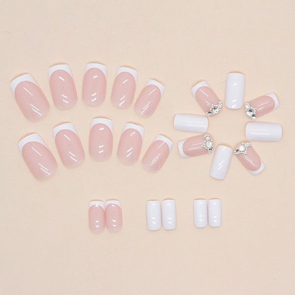 12 Sizes-24 Pcs Press On Nails Z647