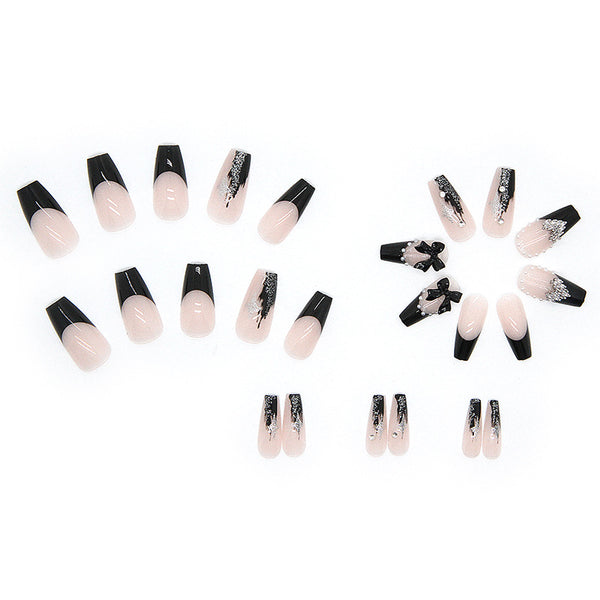 12 Sizes-24 Pcs Press On Nails Z347