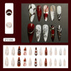 12 Sizes-24 Pcs Press On Nails Z1106