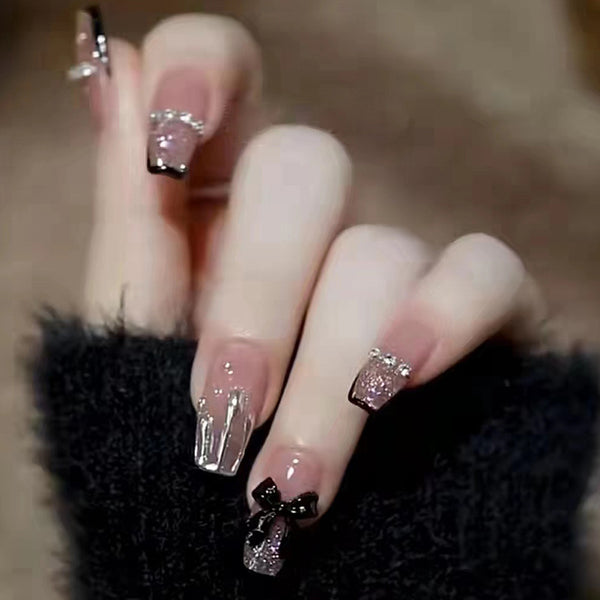 12 Sizes-24 Pcs Press On Nails Z272