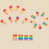 12 Sizes-24 Pcs Press On Nails Y1012