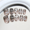 12 Sizes-24 Pcs Press On Nails Z1008