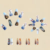 12 Sizes-24 Pcs Press On Nails Y418