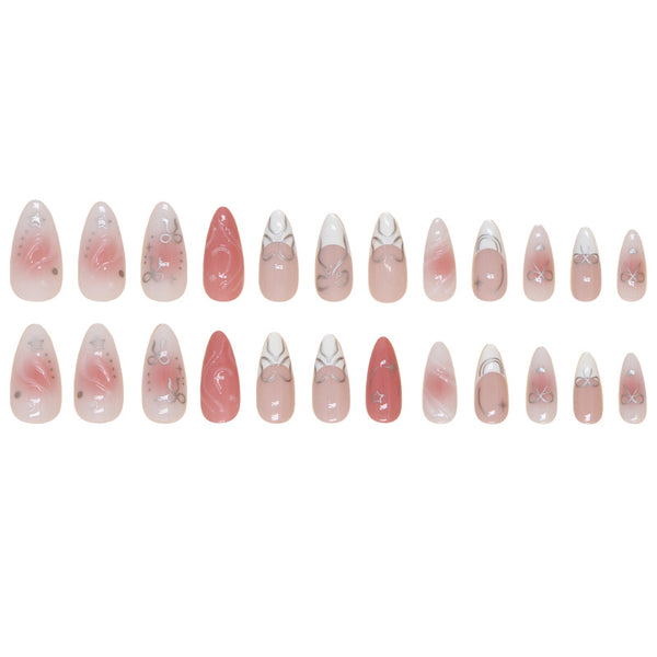 12 Sizes-24 Pcs Press On Nails Z862
