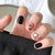 12 Sizes-24 Pcs Press On Nails R616