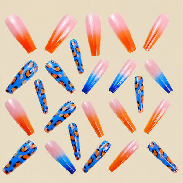 12 Sizes-24 Pcs Press On Nails Y832
