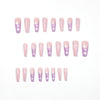 12 Sizes-24 Pcs Press On Nails JP1471
