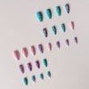 12 Sizes-24 Pcs Press On Nails A647