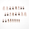12 Sizes-24 Pcs Press On Nails JP1534