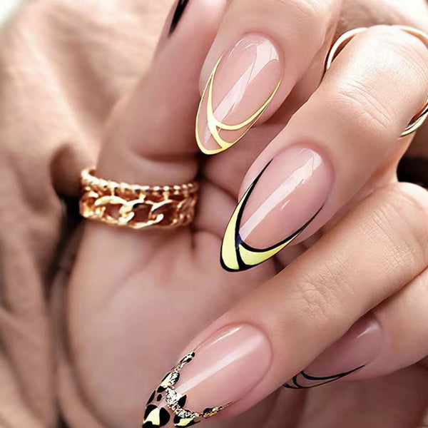 12 Sizes-24 Pcs Press On Nails W238