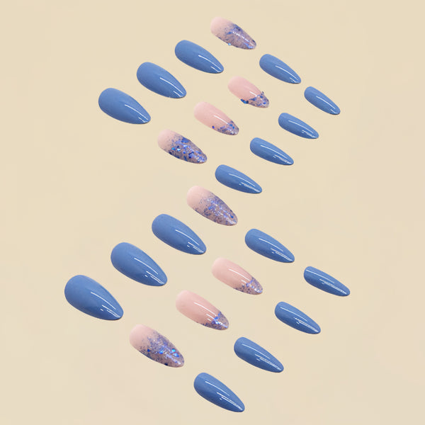 12 Sizes-24 Pcs Press On Nails Y108