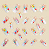 12 Sizes-24 Pcs Press On Nails Y796