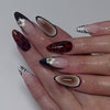 12 Sizes-24 Pcs Press On Nails C1360