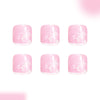 12 Sizes-24 Pcs Press On Nails C1196