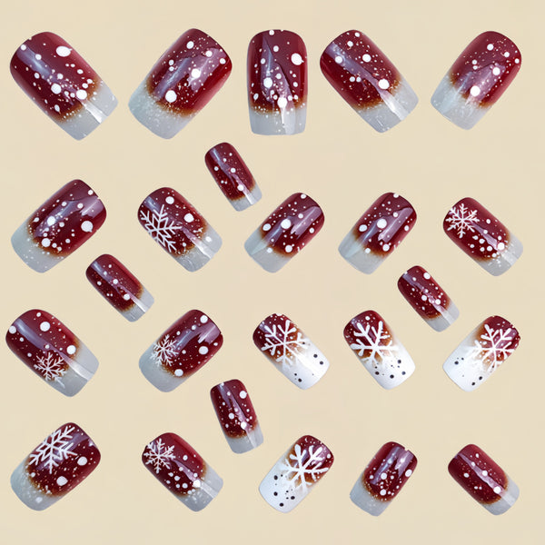 12 Sizes-24 Pcs Press On Nails Y2299