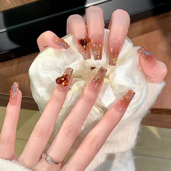12 Sizes-24 Pcs Press On Nails nail-accessory