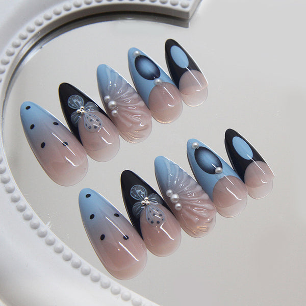 12 Sizes-24 Pcs Press On Nails Z901