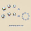 12 Sizes-24 Pcs Press On Nails Y1996