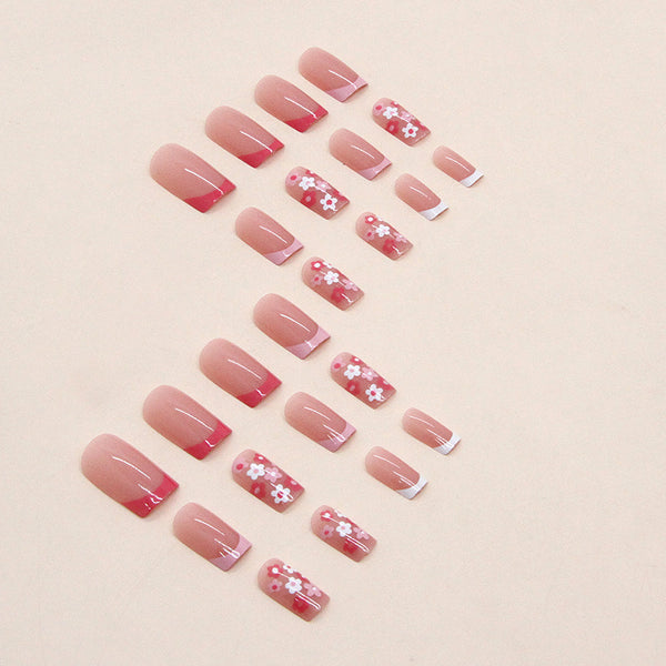 12 Sizes-24 Pcs Press On Nails W721