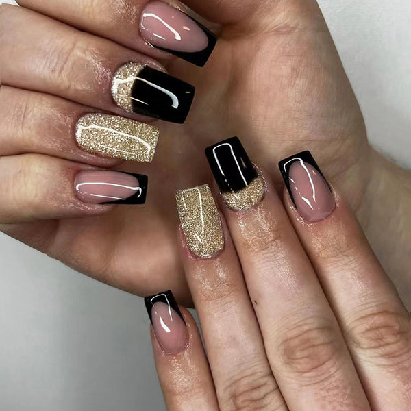 12 Sizes-24 Pcs Press On Nails W552