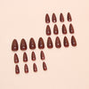 12 Sizes-24 Pcs Press On Nails W1792